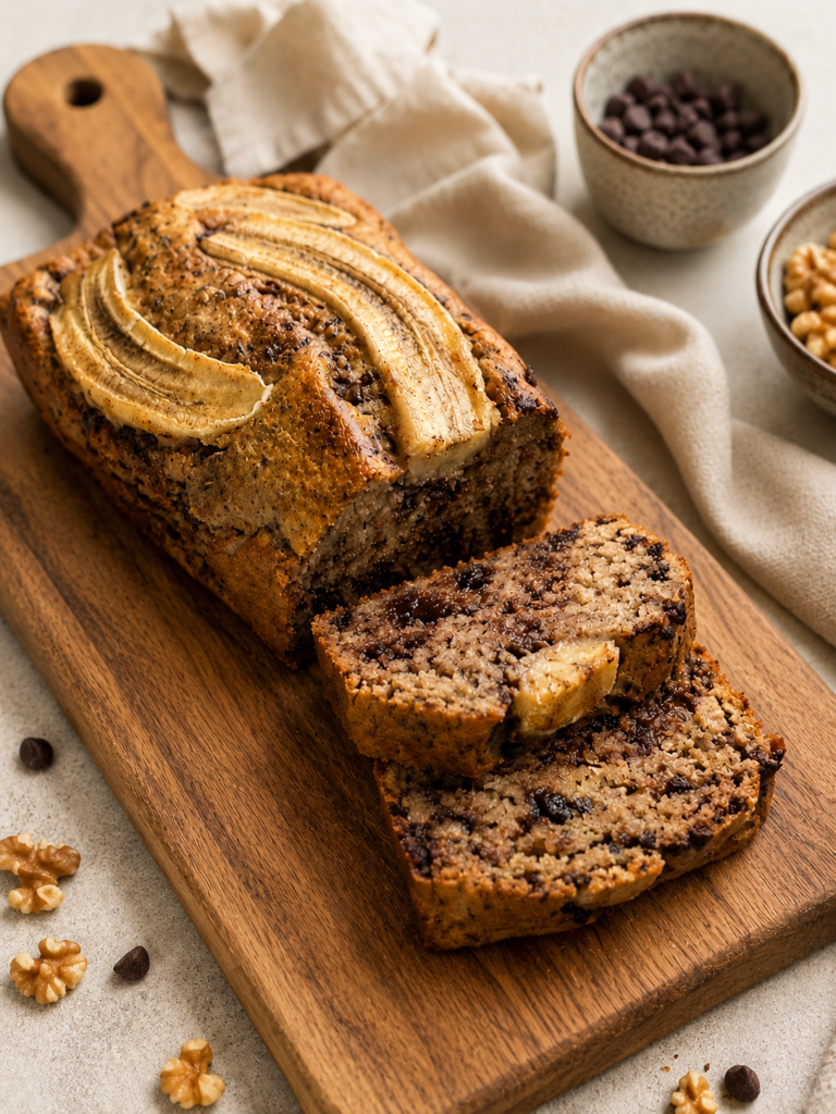 Schoko Walnuss Bananenbrot