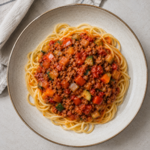 Vegane Gemüse Bolognese