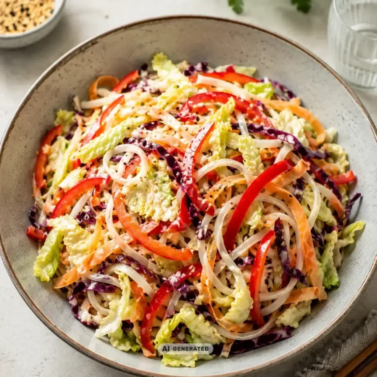 Asiatischer Salat mit Reisnudeln