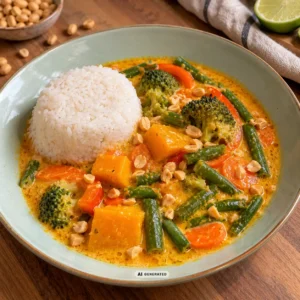 Gelbes Curry mit Gemüse