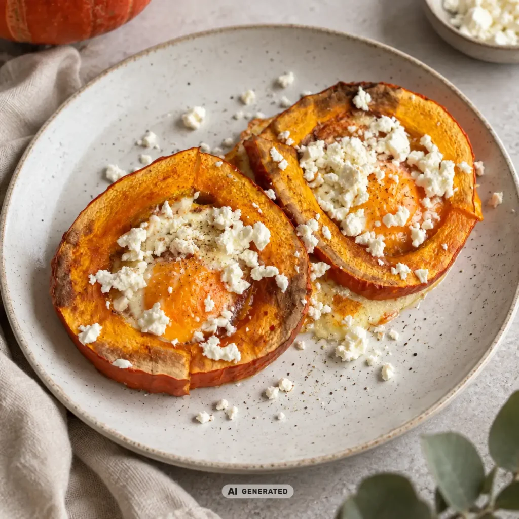 Kürbis Nester aus dem Airfryer