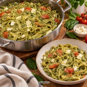 One Pot Spinat Pasta